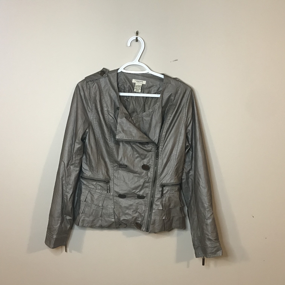 Vertigo Paris jacket with ruffle detail